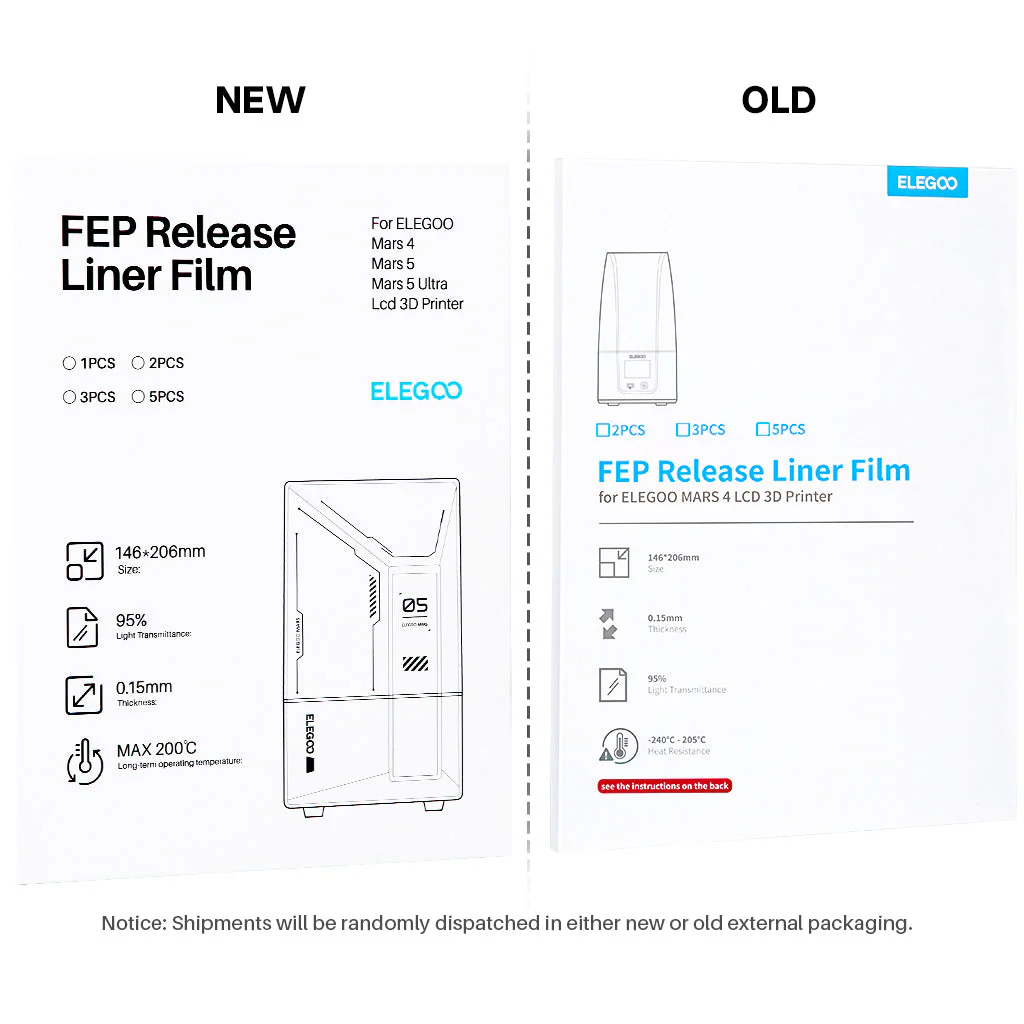 FEP-Folie für Mars 4/5/5 Ultra (5 Stück) - Image 6